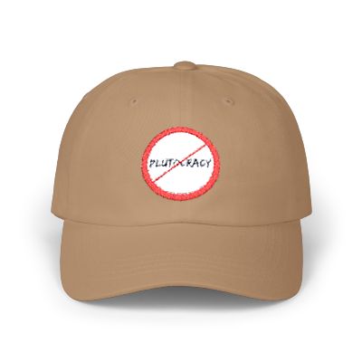 Embroidered Sleek Cap - Anti-Plutocracy Design