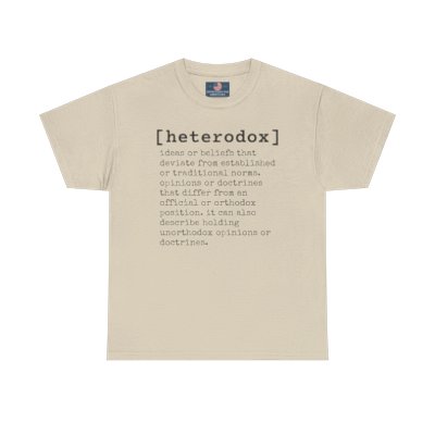 Heterodox Custom Unisex Heavy Cotton Tee