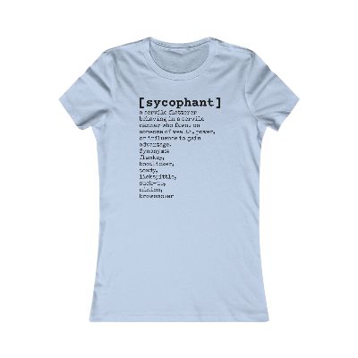Sycophant Comfortable Women's Favorite Tee - Perfect for Casual Days &amp; Everyday Wear
