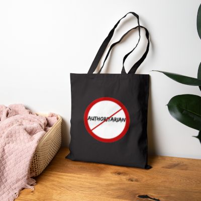Anti-Authoritarian Cotton Canvas Tote Bag – Eco-Friendly Carryall